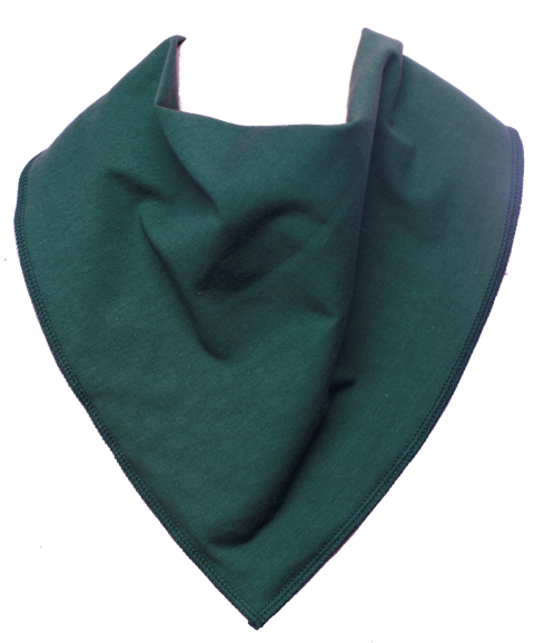 Bottle Green Bandana Bib - Size 2 | Bibble Plus - Dribble Dignity Bibs