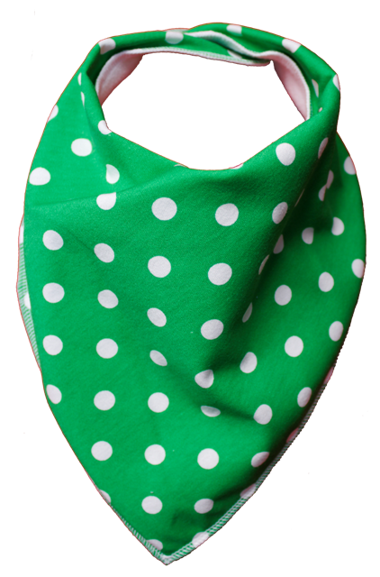 Green Tea Bandana Bib Size 2 Bibble Plus Dribble Dignity Bibs