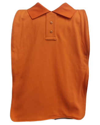 Bright Orange Polo T-Shirt Style Clothing Protector