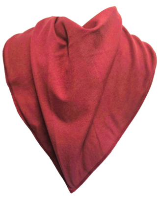 **NEW** Burgundy Bandana Bib - Size 4