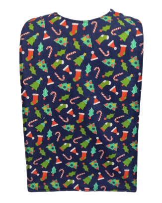 Childrens Flat Style Long Length Clothing Protector - Christmas Time