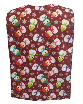 Jolly Snowmen Childrens Flat Style Long Length Clothing Protector