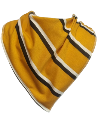 **LIMITED EDITION** Mustard Pot Bandana Bib - Size 2