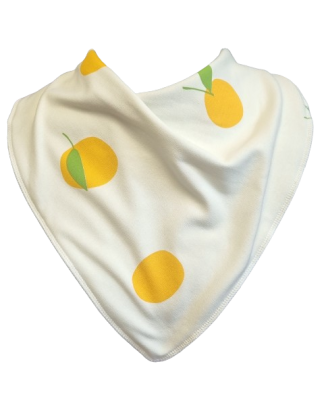 Orange Tree Bandana Bib - Size 3