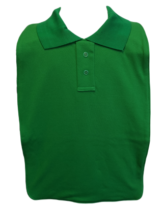 Children's School Polo T-Shirt Style Bibs - Size Junior 1 - Green