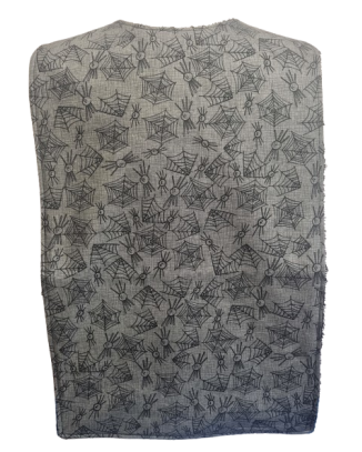 Childrens Flat Style Long Length Clothing Protector - Spiders