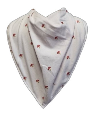 Toadstool Bandana Bib - Size 4