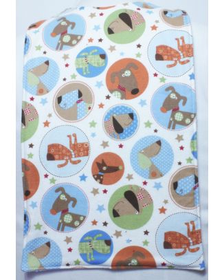 Childrens Flat Style Long Length Clothing Protector - Doggies