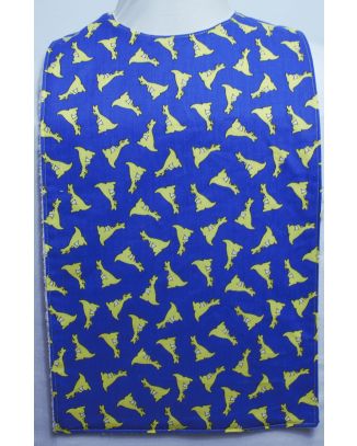 Childrens Flat Style Long Length Clothing Protector - Kangeroo BLUE