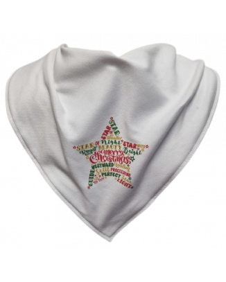 Christmas Star Bandana - Size 3 & 4 