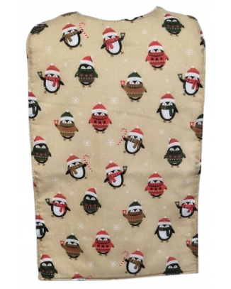 Childrens Flat Style Long Length Clothing Protector - Cosy Penguins