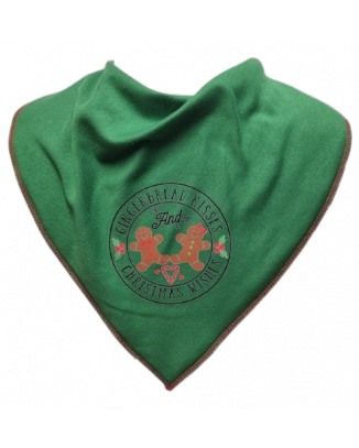Gingerbread Bandana - Size 3 & 4 