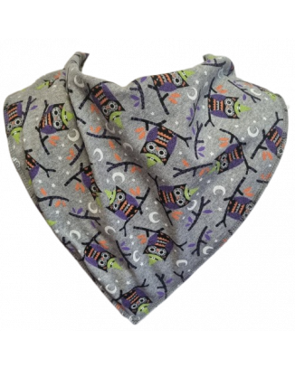 LIMITED EDITION Halloween Owl Bandana Bib - Size 4