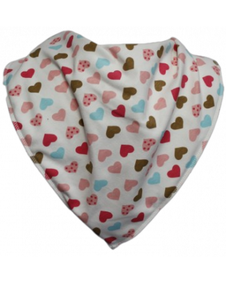 **NEW** Loveheart Bandana Bib - Size 3