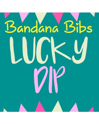 Size 2 Lucky Dip - 10 x Bandana Bibs