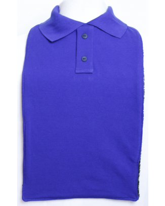 Children's School Polo T-Shirt Style Bibs - Size Junior 1 - ROYAL BLUE