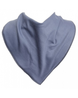 Slate Grey Bandana Bib - Size 3