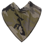Woodland Camo Bandana Bib - Size 1
