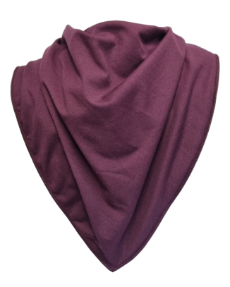 Plum Bandana Bib - Size 4