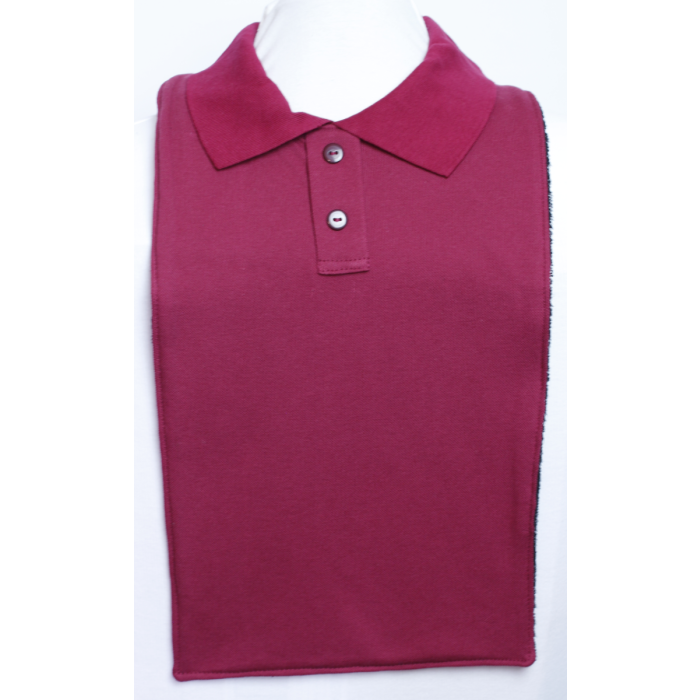 Children s School Polo T Shirt Style Bibs Size Junior 2 BURGUNDY